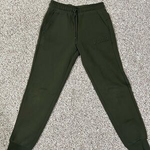 Puma Men’s Dark Green Sweatpants